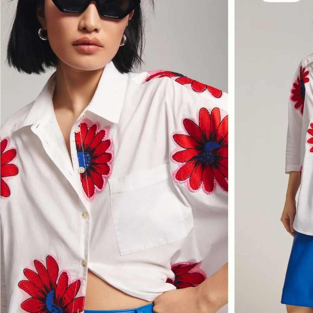 Maeve The Alameda Buttondown Shirt - Picture 6 of 7